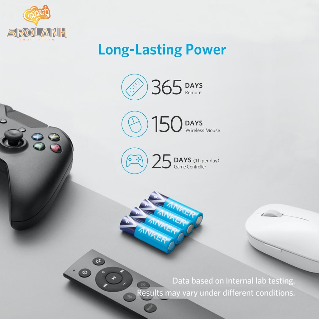 ANKER Alkaline Batteries AA 8Pack SROLANH